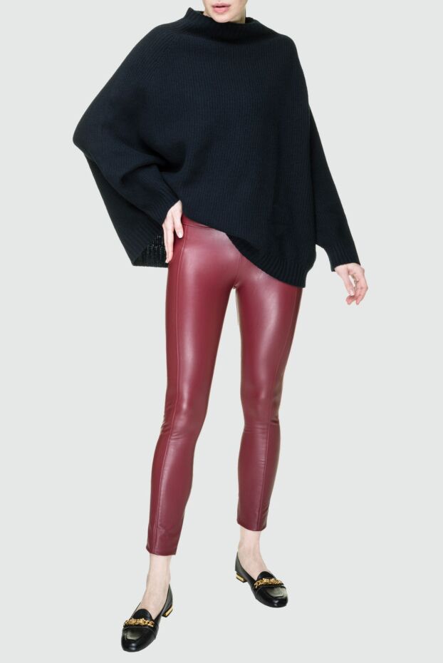Wolford леггинсы бордовые женские 157247 - фото 2