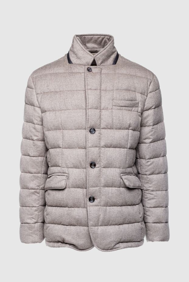 Moorer men's cashmere down jacket beige 157308 - photo 1