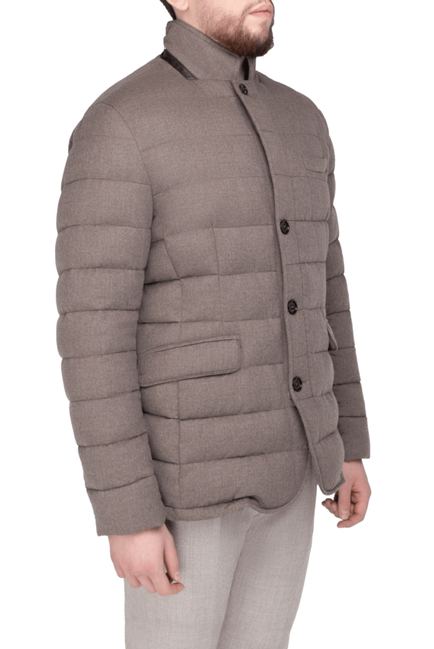 Moorer men's cashmere down jacket beige 157308 - photo 3