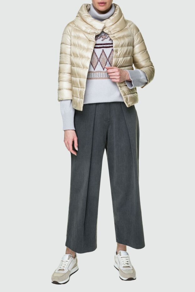 Herno women's cropped down jacket with three-quarter sleeves in a golden shade
 157816 - photo 2