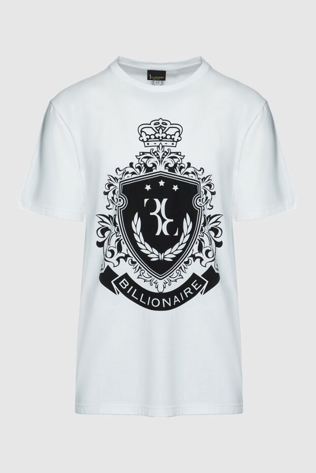 Billionaire white t-shirt with monarchical ornament and contrasting emblem
157886 - photo 1