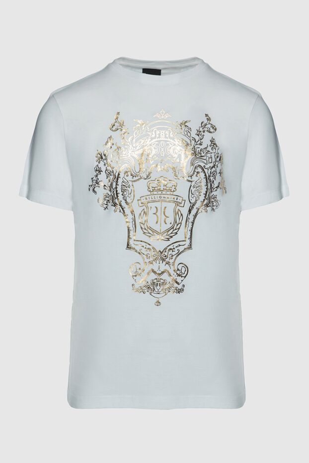 Billionaire white cotton t-shirt with luxurious coat of arms in gold
157889 - photo 1