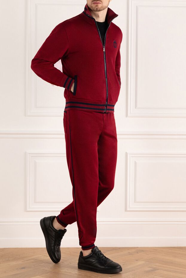 Billionaire sports suit for men made of burgundy polyester. 157898 - photo 2
