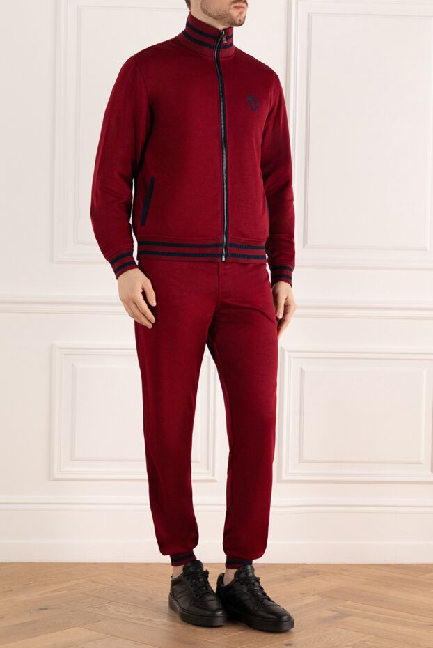 Billionaire sports suit for men made of burgundy polyester. 157898 - photo 3