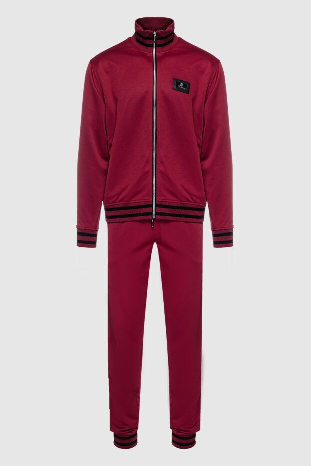 Billionaire sports suit for men made of polyester and cotton burgundy 157899 - photo 1