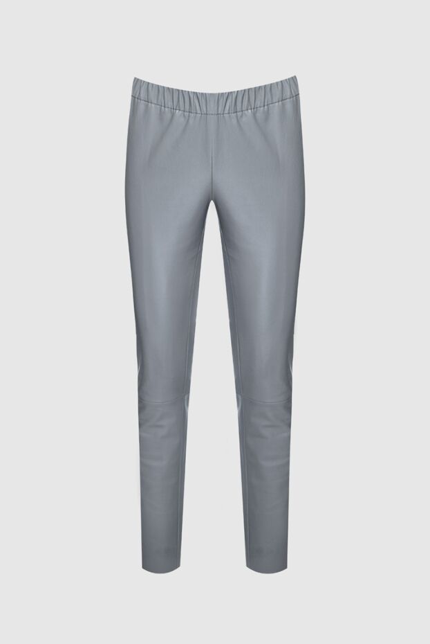 Max&Moi women's leather leggings in gray with a tailored fit 158906 - photo 1
