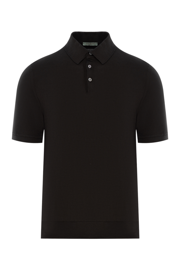 Dalmine beige cotton basic polo shirt for men 159153 - photo 1