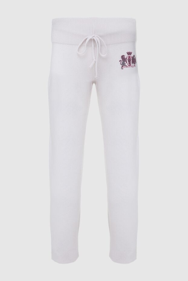 Massimo Sforza cashmere sports pants for men white 159294 - photo 1