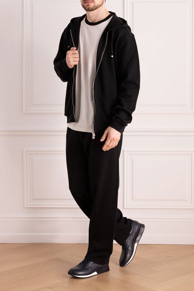 Billionaire black wool sports suit for men 159544 - photo 2