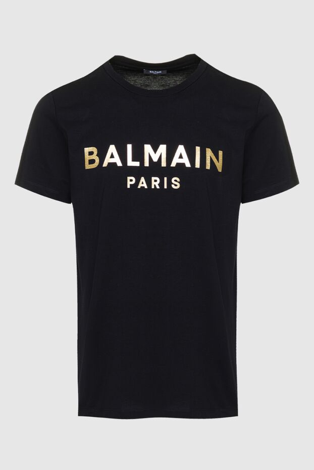 Balmain cotton black t-shirt with metallic logo in gold tone
159801 - photo 1