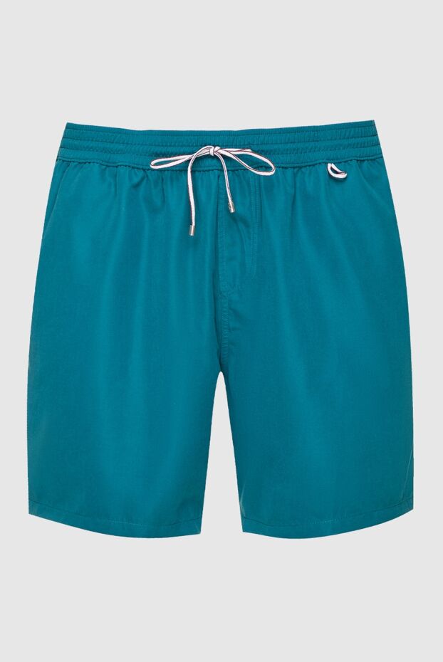 Loro Piana бирюзовые плавательные шорты с водоотталкивающим покрытием 159821 - фото 1