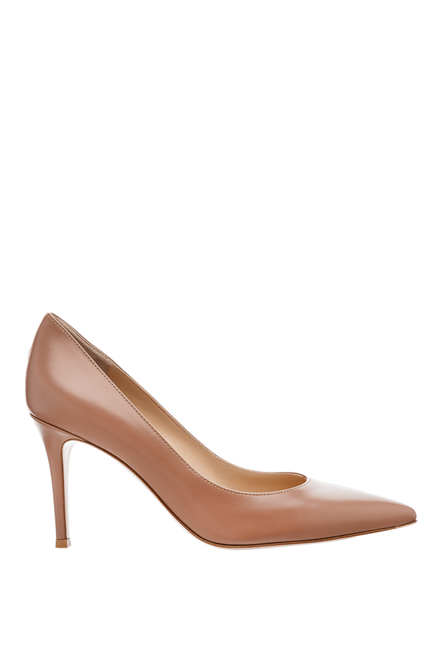 Gianvito Rossi women's beige leather pumps 160016 - photo 1