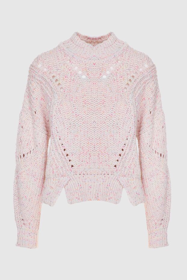Isabel Marant pink women’s jumper with openwork knitting 160383 - photo 1