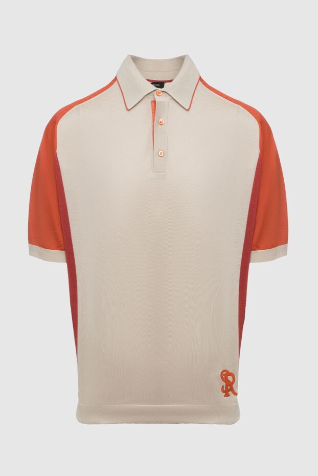 Stefano Ricci silk polo shirt with genuine crocodile leather accents
160634 - photo 1