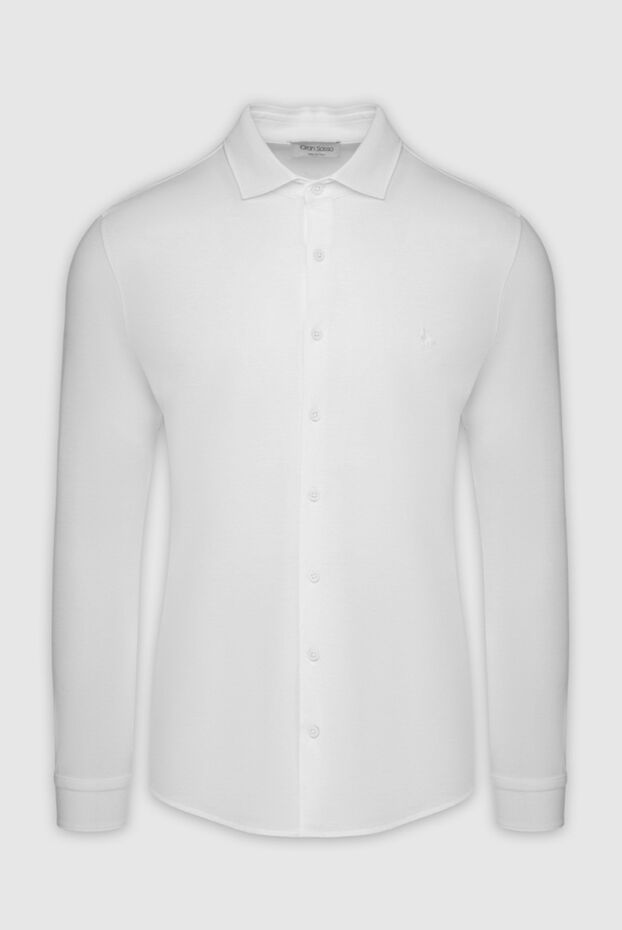 Gran Sasso white cotton shirt for men 160988 - photo 1