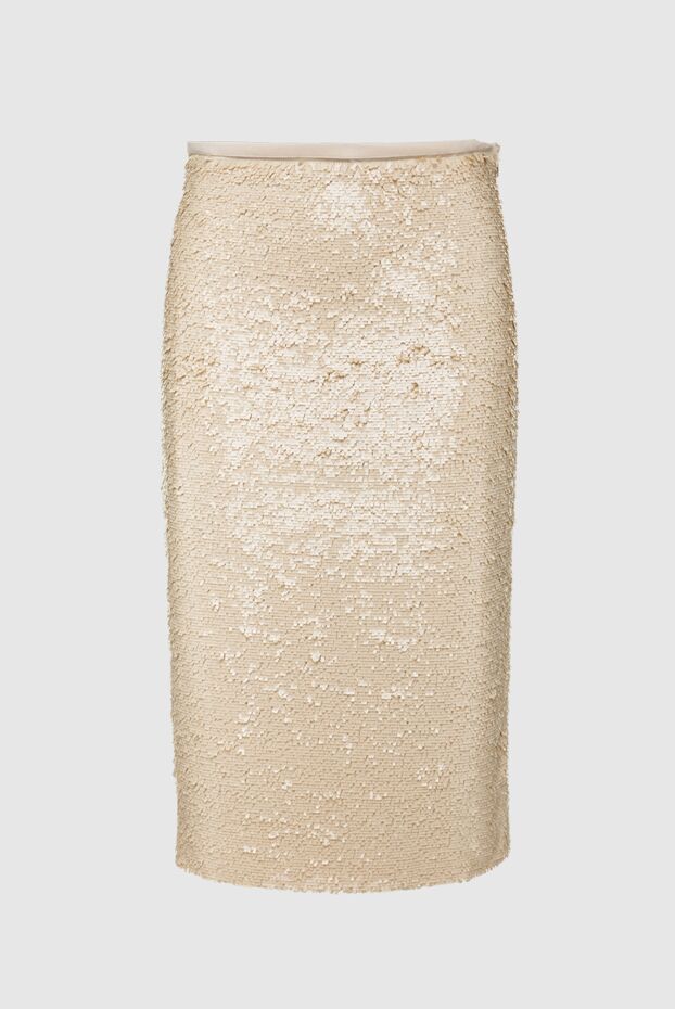 Brunello Cucinelli beige polyamide skirt for women 161301 - photo 1