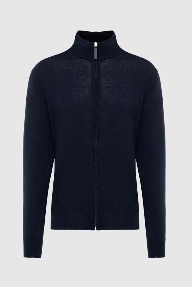 Billionaire cardigan for men made of wool and cashmere blue 161685 - photo 1