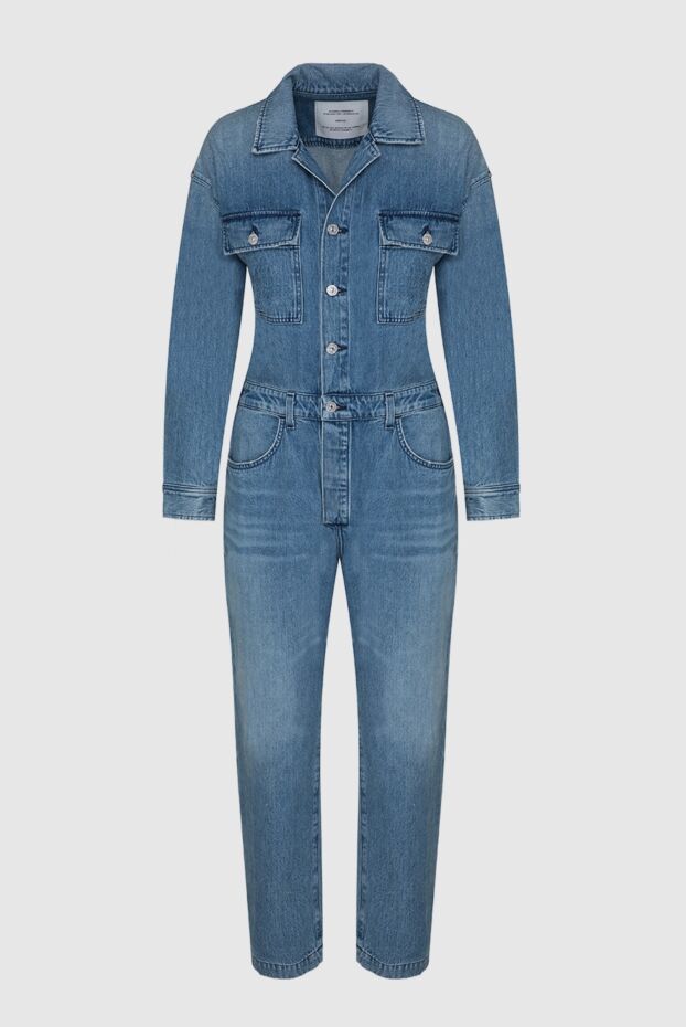 Citizens of Humanity women's denim overalls with buttons and classic collar 161809 - photo 1