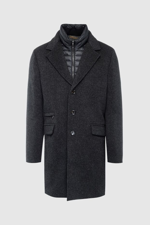 Moorer gray wool and cashmere coat for men 161916 - photo 1