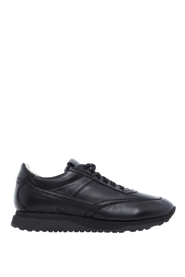 Santoni black leather sneakers with contrasting interior trim
161932 - photo 1