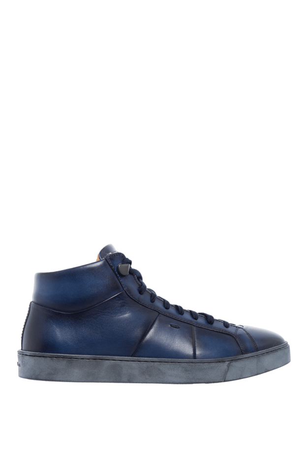Santoni blue leather sneakers with darkened gradient
161940 - photo 1