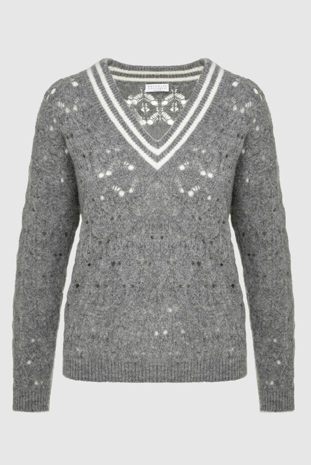 Brunello Cucinelli soft mohair jumper with contrast collar trim
162231 - photo 1