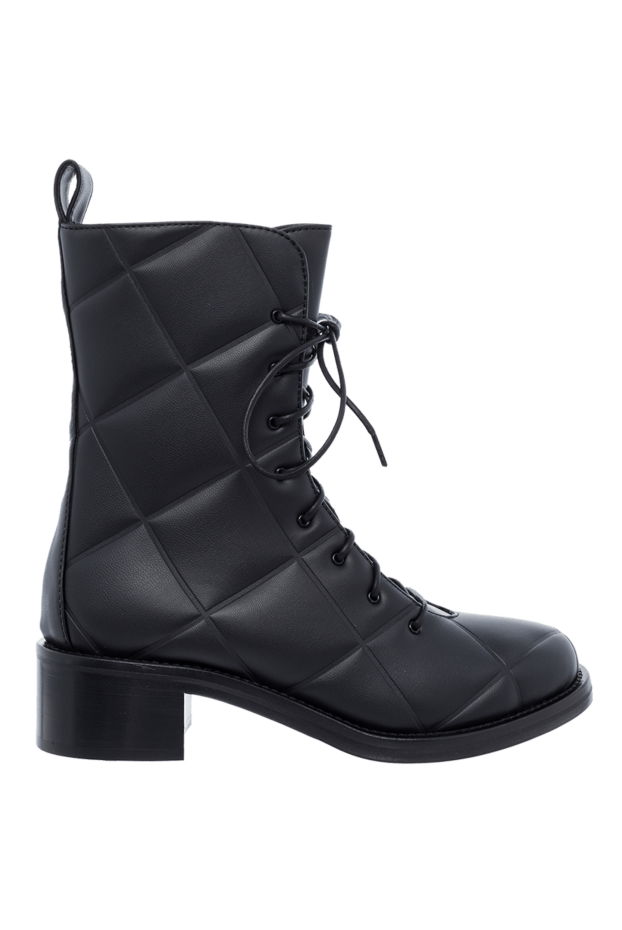 Le Silla women's black leather quilted boots 162281 - photo 1