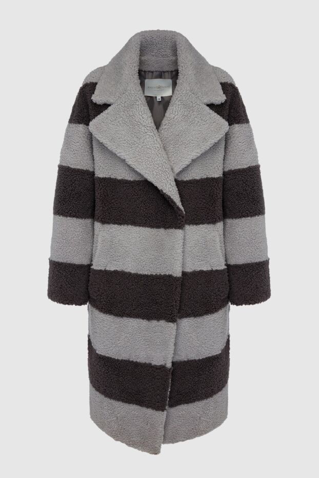 Rocco Ragni gray wool and polyamide coat for women 162301 - photo 1