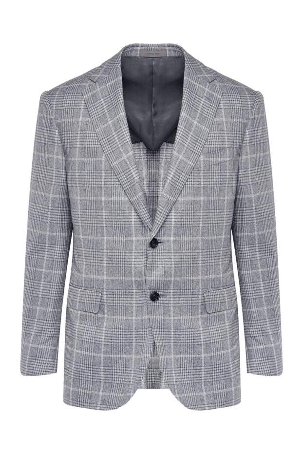 Gray silk jacket for men - photo 1