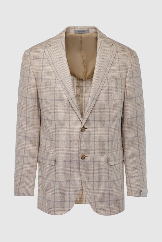 Corneliani beige silk jacket for men 162589 - photo 1