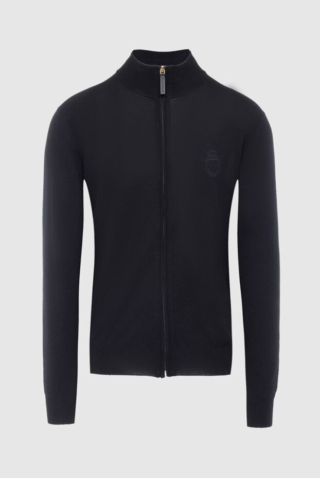 Billionaire black wool cardigan for men 162615 - photo 1