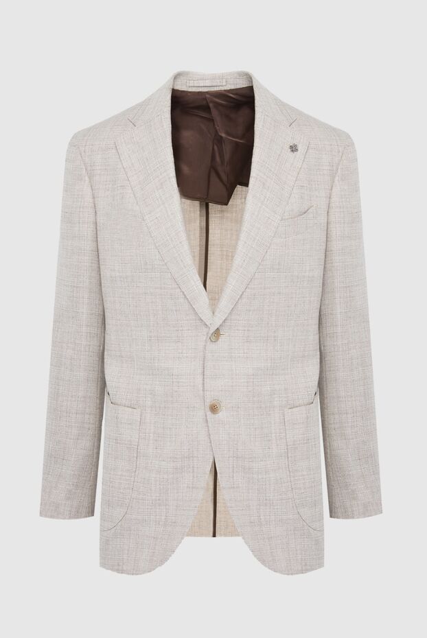 Lubiam light linen, silk and wool jacket with two buttons
162747 - photo 1