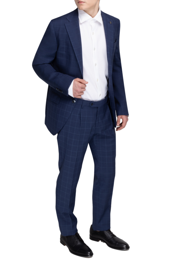 Lubiam blue wool suit for men 162752 - photo 2