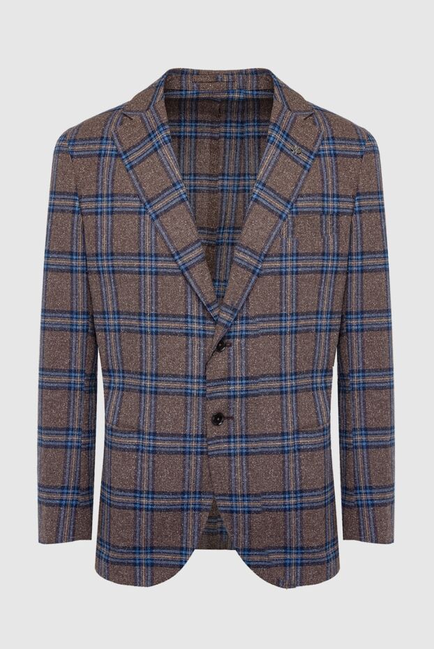 Lubiam jacket made of wool and silk with a large check in brown and blue tones
162769 - photo 1