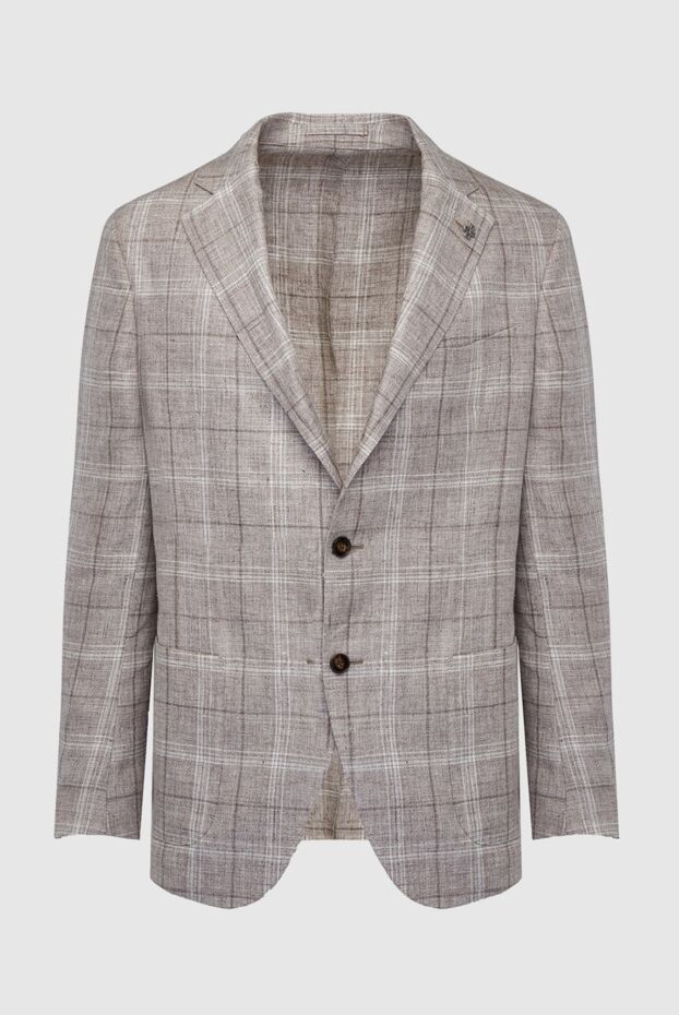 Lubiam lightweight checked linen jacket with patch pockets
162773 - photo 1