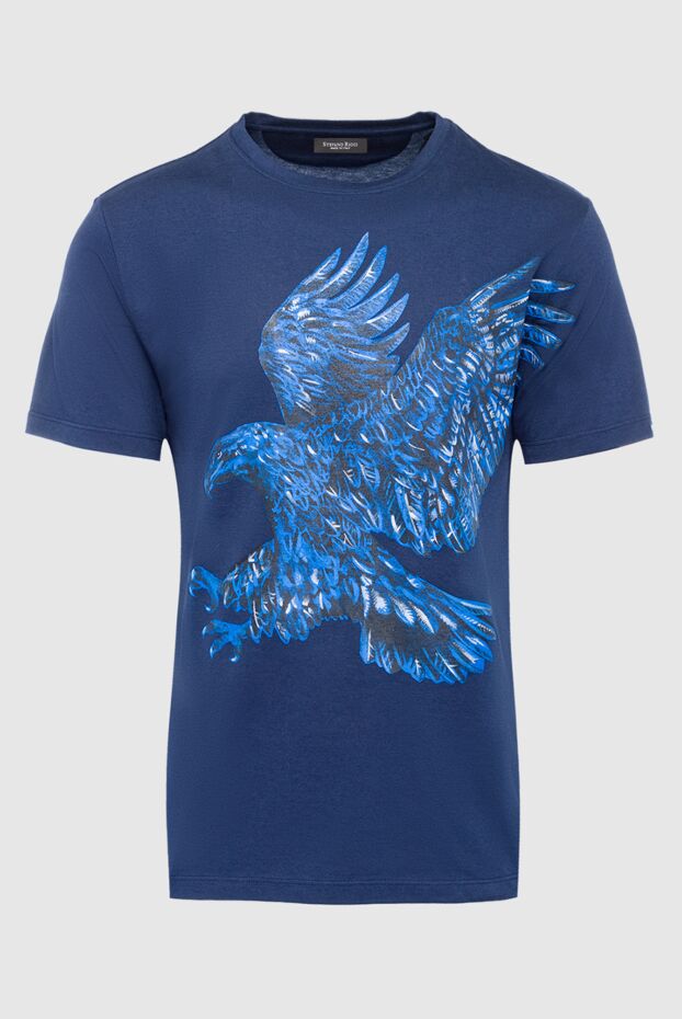 Stefano Ricci cotton and modal t-shirt with a dynamic eagle image 162814 - photo 1