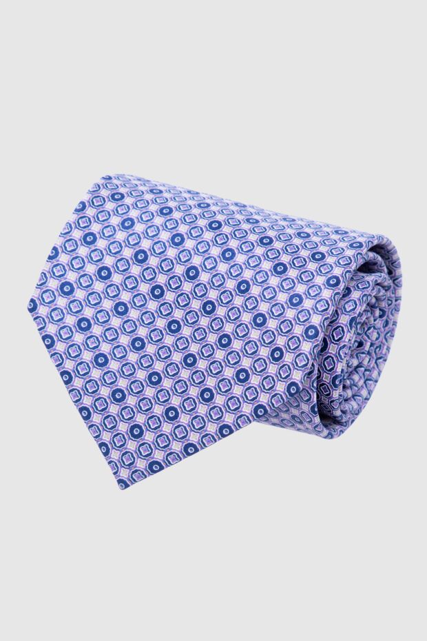 Stefano Ricci галстук из шелка фиолетовый мужской 162967 - фото 1