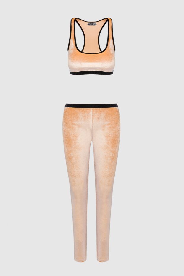 Tom Ford әйелдерге арналған қызғылт сары серуендеу костюмі 163034 - фото 1