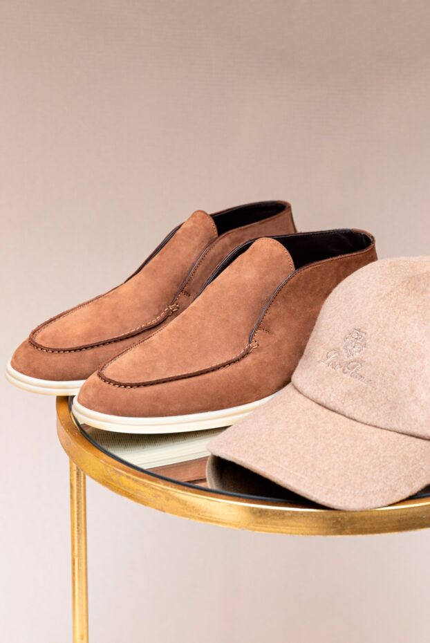 Cesare di Napoli лоферы в стиле smart casual из замши с мягкой посадкой и белой подошвой
 163221 - фото 2
