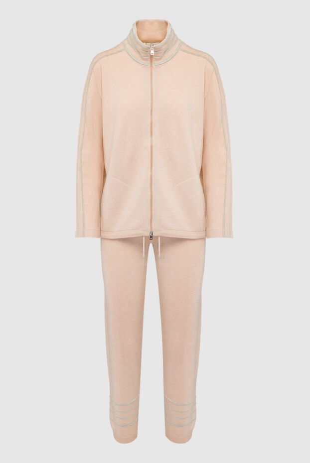 Panicale beige tracksuit with contrasting stripes on sleeves and trousers 163255 - photo 1