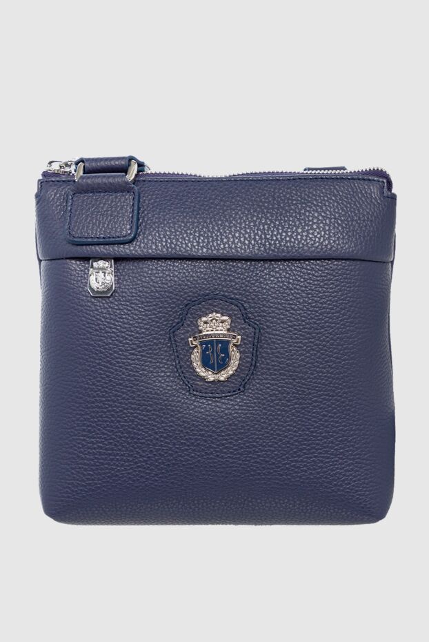 Billionaire shoulder bag made of genuine leather blue for men 163286 - photo 1