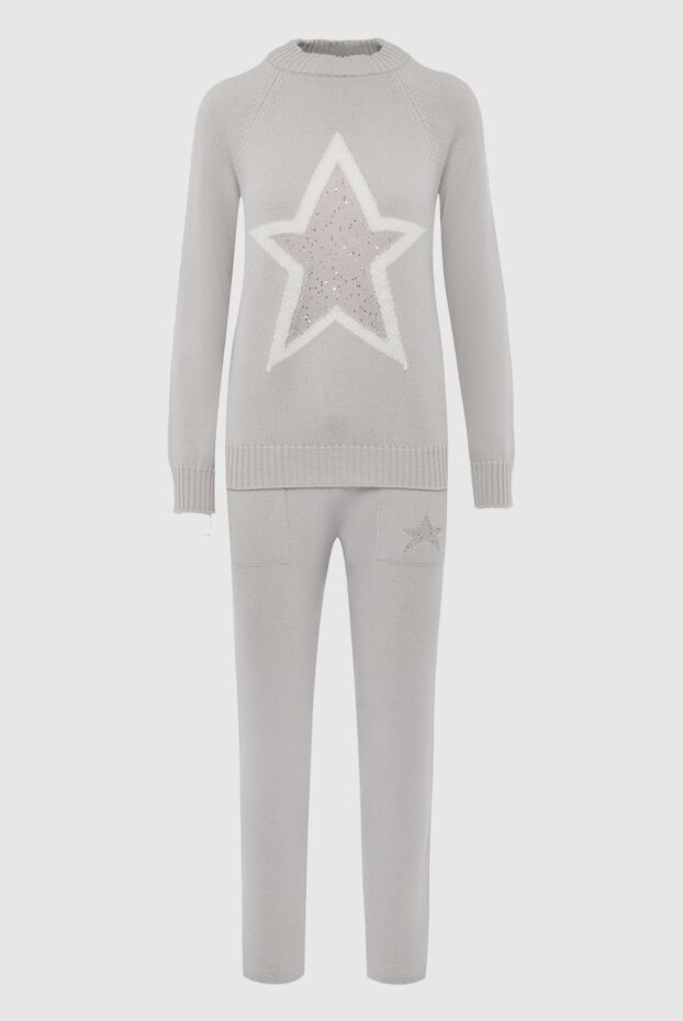 Lorena Antoniazzi beige women's set with a jumper and a star-shaped decoration
163425 - photo 1