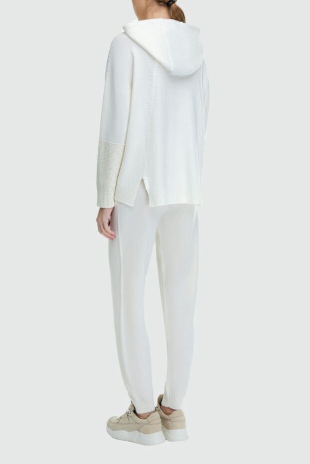 Lorena Antoniazzi white wool and polyester walking suit for women 163434 - photo 3