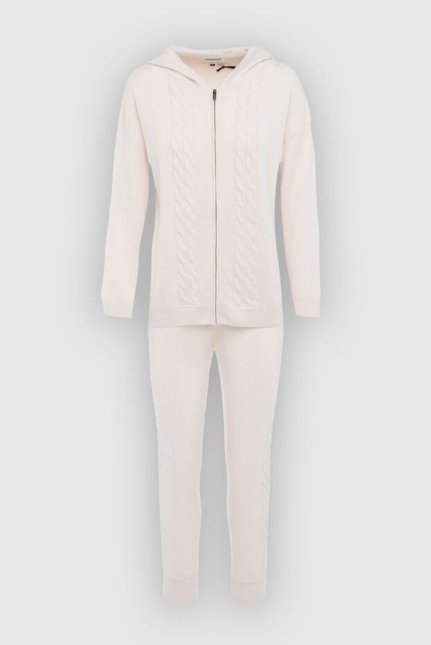 Cashmere & Silk Milano women's beige cashmere suit with a braid pattern
163533 - photo 1