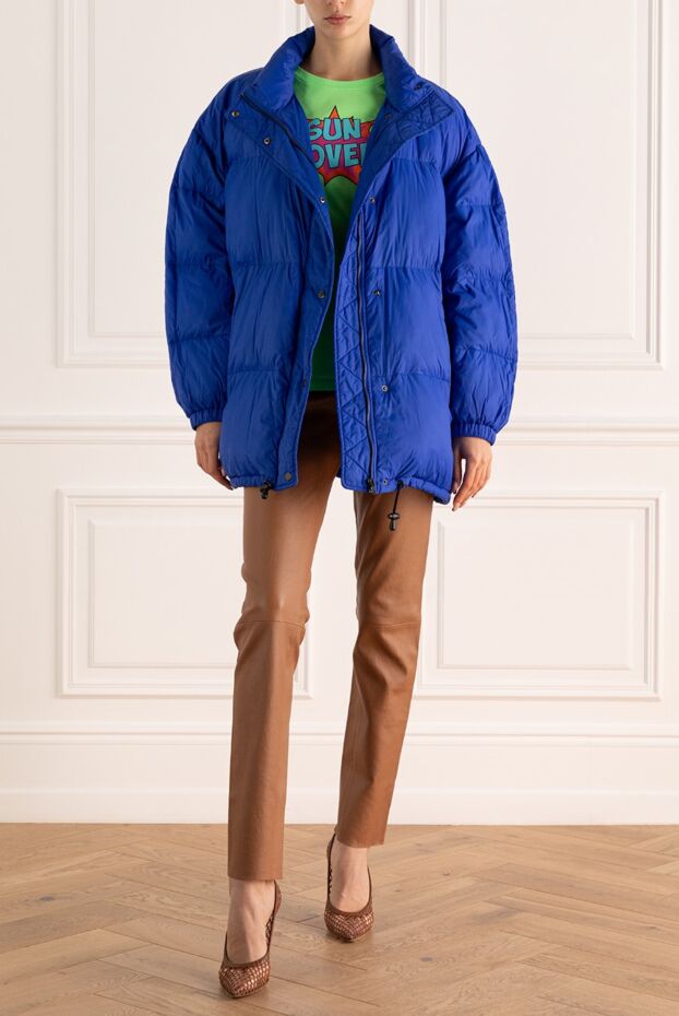 Isabel Marant women's straight cut down jacket in rich blue color
 163679 - photo 2