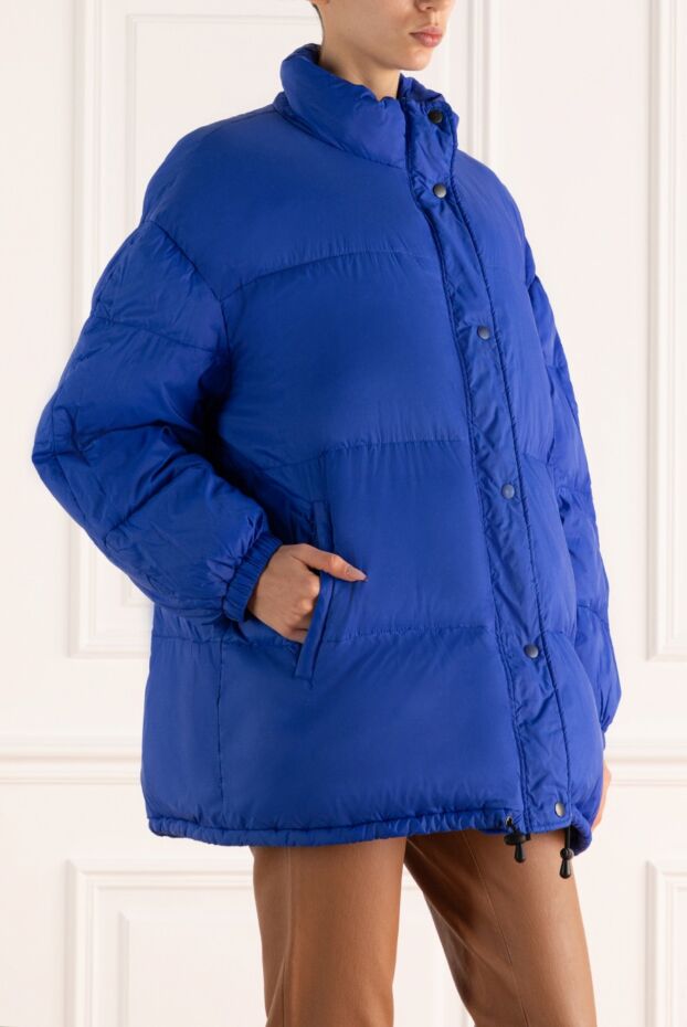 Isabel Marant women's straight cut down jacket in rich blue color
 163679 - photo 3