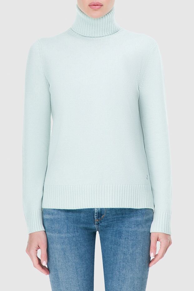 Loro Piana light green cashmere turtleneck jumper 163813 - photo 3