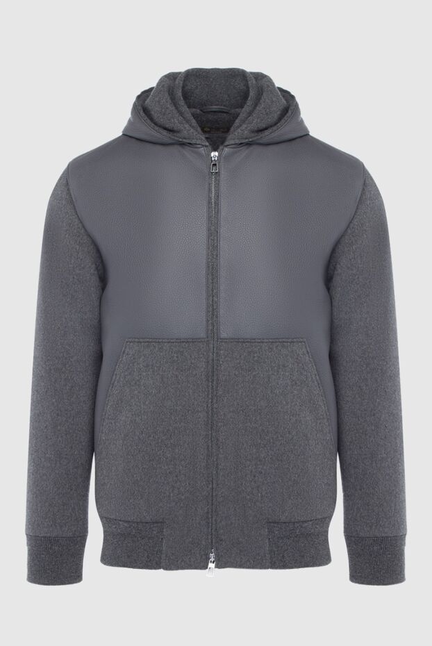 Loro Piana кашемир мен полиамидтен тігілген, екі жақты көк түсті, ерлерге арналған күрте 163837 - фото 1