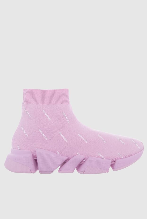 Balenciaga women's pink sneakers with a logo print 163872 - photo 1