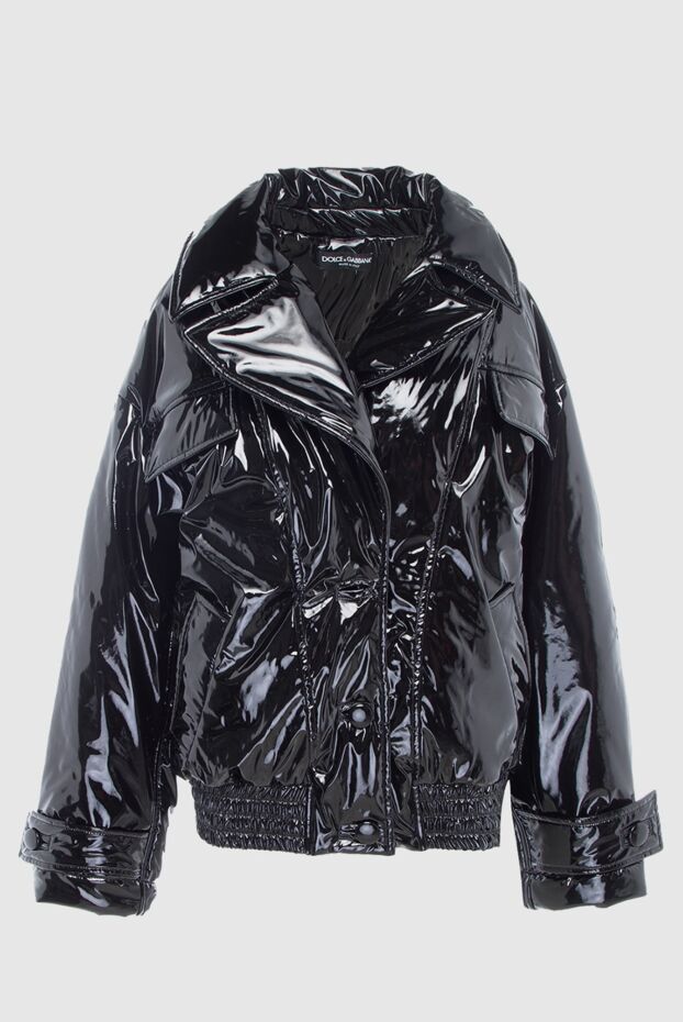 Dolce & Gabbana women's down jacket made of polyester and polyurethane black 163932 - photo 1